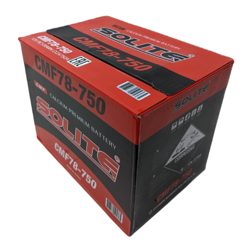Автомобильный аккумулятор Solite 78-750 85 Ач 750А (260x179x184) RC 135 min, боковые клеммы