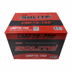 Аккумулятор Solite 78-750 85 Ач 750А (260x179x184) RC 135 min, боковые клеммы