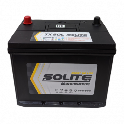 Аккумулятор Solite TAXI 80L 80Ач 640A обр. пол. (262x175x220) с бортиком