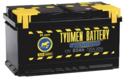 Аккумулятор Tyumen Battery Standard 82 Ач обр. пол. низкий 720A (315x175x175)