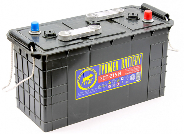 Автомобильный аккумулятор Tyumen Battery Standard 3СТ-215N 6 вольт 215Ач 1000A (416x182x235) сухозаряж.