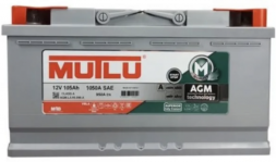 Аккумулятор Mutlu AGM 105 Ач 950A обр. пол. (394x175x190) AGM.L6.105.095.A