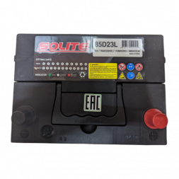 Аккумулятор Solite 85D23L BH 70 Ач 580A обр. пол. (230x173x205) с бортиком