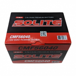 Аккумулятор Solite 56040 60 Ач 590А обр. пол. (242x175x175) CMF