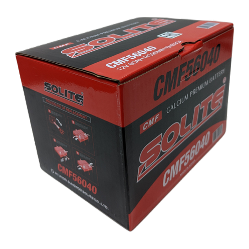 Автомобильный аккумулятор Solite 56040 60 Ач 590А обр. пол. (242x175x175) CMF