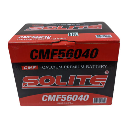 Автомобильный аккумулятор Solite 56040 60 Ач 590А обр. пол. (242x175x175) CMF