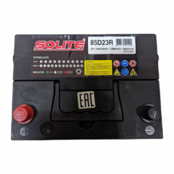 Аккумулятор Solite 85D23R BH 70 Ач 580A прям. пол. (230x173x205) с бортиком