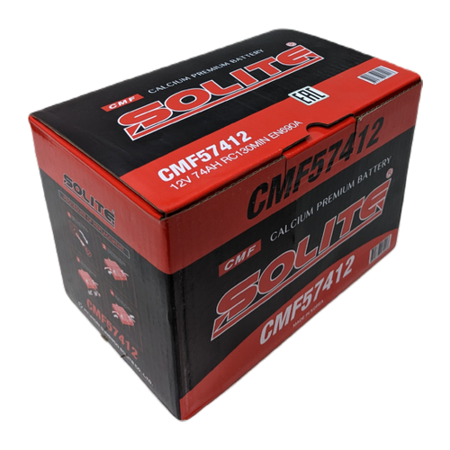 Автомобильный аккумулятор Solite 57412 74 Ач 690А обр. пол. (278x175x190) CMF