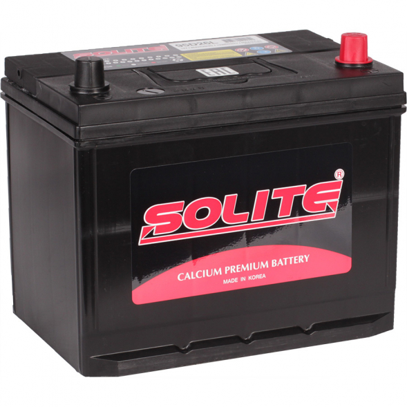 Автомобильный аккумулятор Solite 95D26L BH 85 Ач 650A обр. пол. (260x168x220) с бортиком
