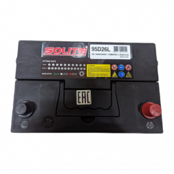 Аккумулятор Solite 95D26L BH 85 Ач 650A обр. пол. (260x168x220) с бортиком