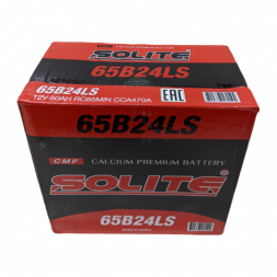 Аккумулятор Solite 65B24LS 50 Ач 470А обр. пол. (236x128x220) станд. кл.