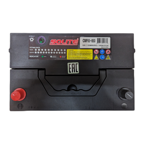 Автомобильный аккумулятор Solite 65-850 100 Ач 850A (306x190x192) Ford Explorer