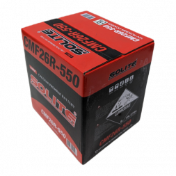 Аккумулятор Solite 26R-550 60 Ач 550А обр. пол. (206x172x205) с бортиком