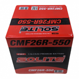 Аккумулятор Solite 26R-550 60 Ач 550А обр. пол. (206x172x205) с бортиком