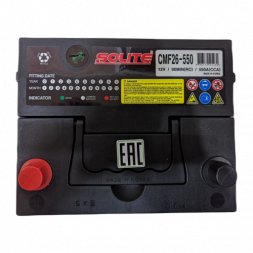 Аккумулятор Solite 26-550 60 Ач 550А прям. пол. (206x172x205) с бортиком