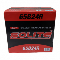 Аккумулятор Solite 65B24R 50 Ач 470A прям. пол. (236x128x220) узкие кл.
