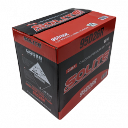 Аккумулятор Solite 95D26R BH 85 Ач 650A прям. пол. (260x168x220) с бортиком