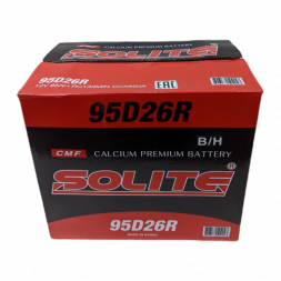 Аккумулятор Solite 95D26R BH 85 Ач 650A прям. пол. (260x168x220) с бортиком