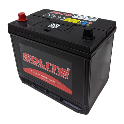 Автомобильный аккумулятор Solite 95D26R BH 85 Ач 650A прям. пол. (260x168x220) с бортиком