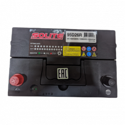 Аккумулятор Solite 95D26R BH 85 Ач 650A прям. пол. (260x168x220) с бортиком