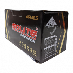 Аккумулятор Solite AGM 95 Ач 850A обр. пол. (353x175x190) Start Stop