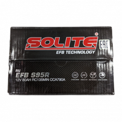 Аккумулятор Solite EFB S95R Start-Stop (80L 680A 260x173x225)