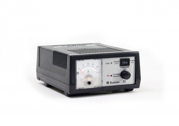 Зарядное устройство Вымпел 30 (автомат, 0-20А, 3 режимн., стрелочный амперм 14,8В/16В/19В)