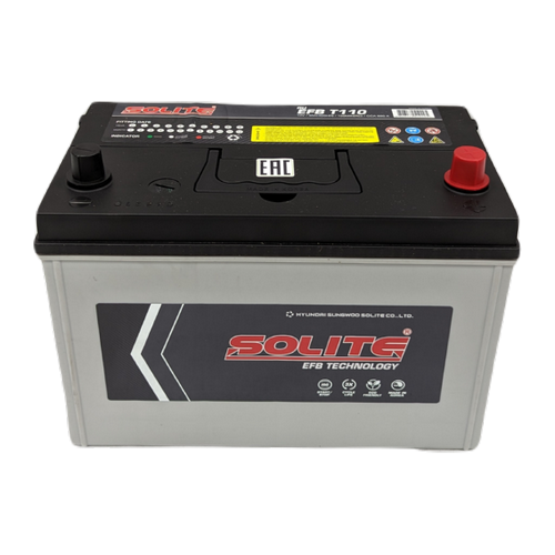 Автомобильный аккумулятор Solite EFB T110 Start-Stop (90R 880A 306x173x225)