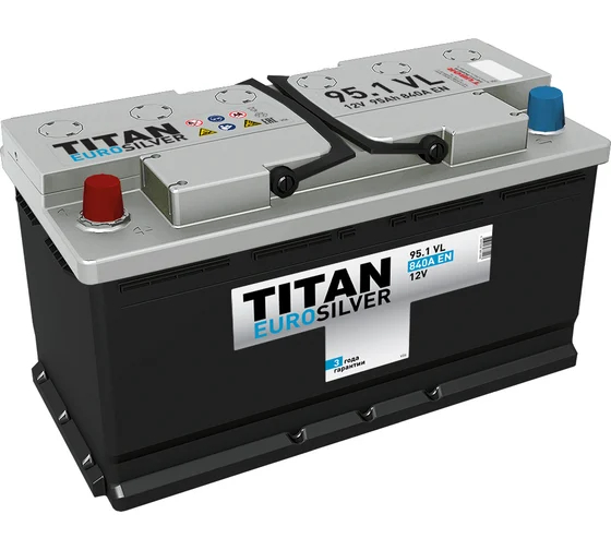 Автомобильный аккумулятор Titan Euro Silver 95L 920A 353x175x190