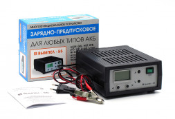 Зарядное устройство Вымпел 55 (автомат, 0.5-15А, 0.5-18В жк дисплей)