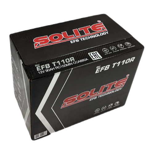 Автомобильный аккумулятор Solite EFB T110R Start-Stop (90L 880A 306x173x225)