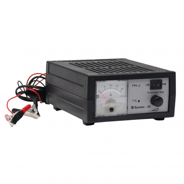 Зарядное устройство Вымпел 40 (автомат, 0-20А, 12/24В стрел. амперм)