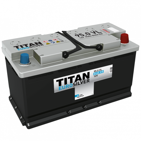 Автомобильный аккумулятор Titan Euro Silver 95R 920A 353x175x190