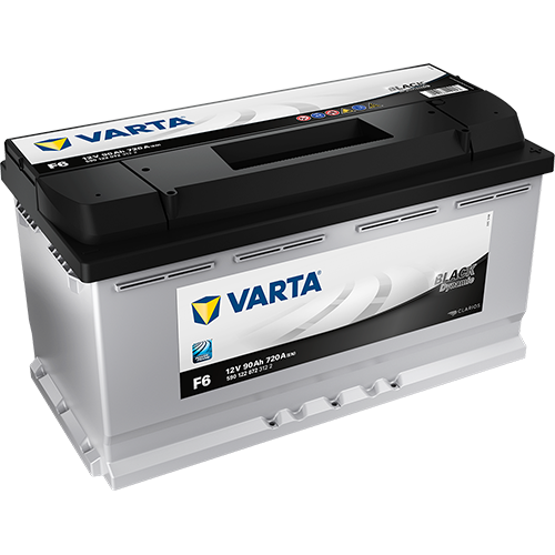 Автомобильный аккумулятор Varta Black Dynamic F6 90R 720A 353x175x190