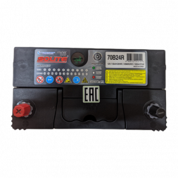 Аккумулятор Solite Silver 70B24R 59 Ач 520А прям. пол. (236x128x220) узкие кл.