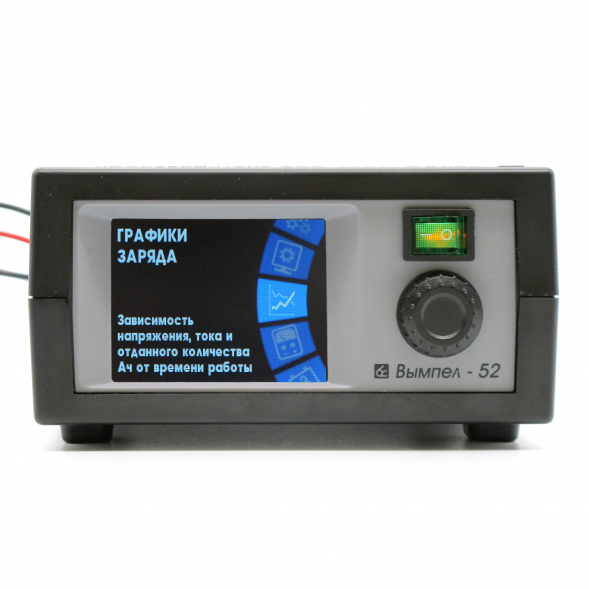Зарядное устройство Вымпел 52 (автомат, 0,5-20А, 0,5-18В, 4-450Ач, жк индикатор)