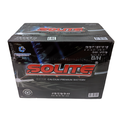 Автомобильный аккумулятор Solite Silver 125D31L BH  110 Ач 850А обр. пол. (301x175x220) с бортиком