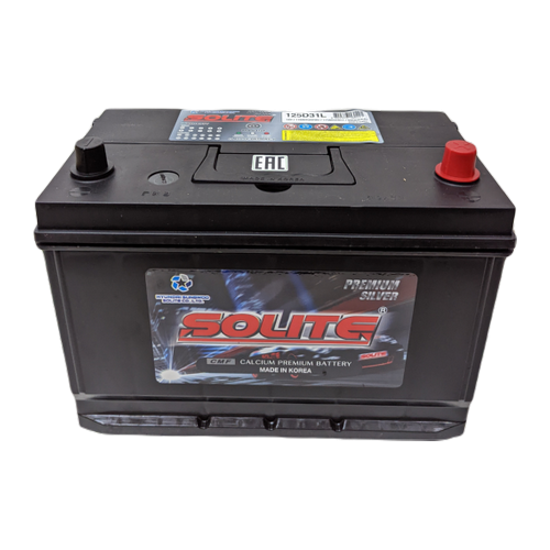 Автомобильный аккумулятор Solite Silver 125D31L BH  110 Ач 850А обр. пол. (301x175x220) с бортиком