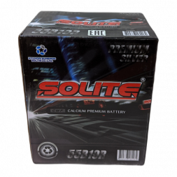 Аккумулятор Solite Silver 55B19R 50 Ач 410А прям. пол. (187x127x219) с бортиком