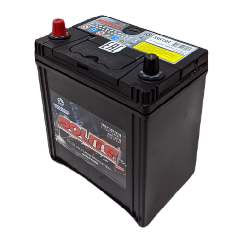 Автомобильный аккумулятор Solite Silver 55B19R 50 Ач 410А прям. пол. (187x127x219) с бортиком